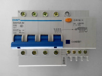 Zhengtai Electric four-pole four-wire leakage protection circuit breaker DZ47LE-32 4P C32A