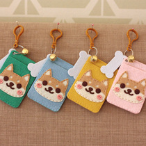 Non-woven handmade diy material package kindergarten children diy dog year new year card set pendant is simple to make