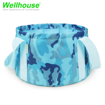 Travel travel outdoor fishing folding water basin washing basin folding foot basin portable hot water