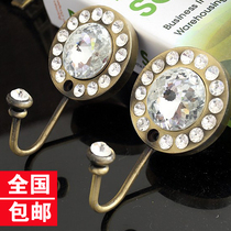 New drill curtain adhesive hook wall hook wall hook decorative hook tie ball hook accessories accessories coat hook European high-grade