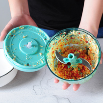 Add a little music garlic press large capacity household manual garlic pounding machine Small cyclone cooking machine Ginger puree meat grinder stuffing machine