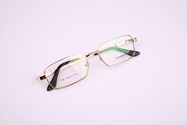 Mens full-frame metal glasses frame wide leg memory titanium glasses frame myopia presbyopia middle-aged mens glasses