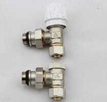 Wanyang temperature control valve Copper 4-point interface angle valve Radiator valve Water supply valve Return valve