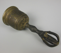 Tang Laipin Exhibition collectionTang secret dharma instrument Dongmi Dharma instrument Shingon Dharma instrument Ancient King Kong Bell Tang secret old King Kong Bell