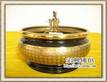 Quality Copper Hearts Warp Net Stove Smoked Incense Stove Buddha Supplies Engraved Fo Lettering Perfumed Pan Incense Stove Taiwan Upscale Pan Perfumed Pan Stove