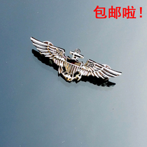 US Military Hooked General Metal badge Badge Rank Epaulette Cap Badge Badge Badge Badge Navy Flight Badge