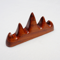 Office supplies Pen stand Mahogany five finger mountain brush stand Solid wood pen holder Pen mountain pen stand Pen hang calligraphy painting crystal