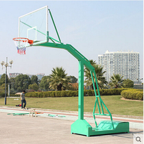Standard Adult Basket Ball Rack Recessed Box Outdoor Basketball Rack Outdoor mobile Campus Blue Ball Rack 1