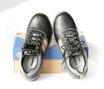 Sima 76613 anti-smash safety shoes soft-faced embossed cowhide labor insurance shoes anti-piercing safety shoes