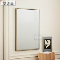 Simple haircut modern porch wall mirror waterproof bathroom mirror European mirror beauty salon decorative mirror