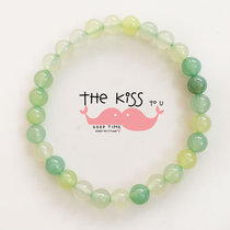 Spot grape green small fresh bracelet handmade cute soft girl summer gradient hand rope hand beaded girl heart