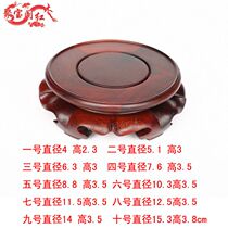 Solid wood Home Accessories Handicraft Swing Pieces Red Acid Branches Wood Carving Vases of Buddha Flower Pots FISH TANK ROUND BASE