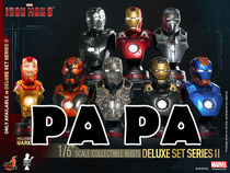 New spot Hottoys HT 1 6 Iron Man 3 half bust second bullet MK7 MK20 MK23