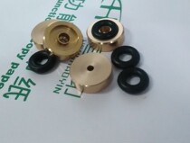  DIAMETER 25MM ALL-ALUMINUM HIGH-GLOSS GOLD WITH rubber ring damping feet