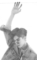 diy character star photo cross stitch Song Weilong precision printing 28 inches can be customized