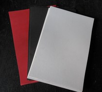 STEEL PAPER BLACK WHITE RED THICKNESS 0 5MM LENGTH 30CM WIDTH 20CM