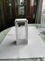 Imported MULIA brand Super White high quality rectangular hollow glass brick 190*90 * 80mm cloud pattern