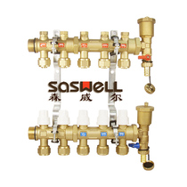 UK Senwell Smart Floor Warm All Copper Diversion Water Collecter Double Tuning Brass Forging Warranty Three Years Warranty