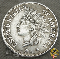 Antique foreign silver dollar Yuan Shikai retro ocean old silver coin ancient coin collection foreign currency 1851