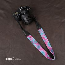 cam-in cotton woven series professional fashion camera strap universal interface cam1002