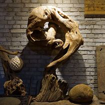 Tea room hotel decoration sleeping Elf fragrant wood ornaments natural weathered dead wood mood solid wood