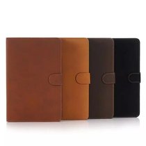 Apple iPad mini4 protective sleeve retro frosted clasp leather sleeve mini 4 bracket sleeve Mini 4 protective shell