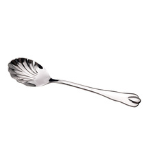 Stainless steel cream spoon Ice cream spoon Creative ice cream spoon Fan-shaped more shell spoon Sugar spoon spoon