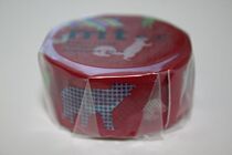 MT and paper tape sticker EX series wave dot animal whole roll 10 meters long