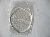 Transparent half-yard cushion front half-cut silicone insole breathable front palm cushion male lady crystal non-slip semi-padded for improved size