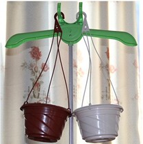 Flower pot Hanging orchid pot plastic hanging flower pot Red white Suitable for all kinds of hanging flower pot with hook