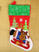 Christmas decorations Decorative Socks Decal Christmas Socks Gift Bag Gift bag Santa Socks Pendant