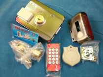  Two-way credit card integrated motor lock Iron door induction card electric lock automatic locking and unlocking 12V smart lock