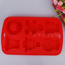Export to Europe and the United States quality Christmas decoration silicone cake mold