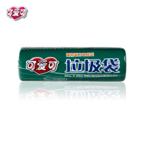 Cute point-breaking black plastic thickened garbage bag 30 rolls 50*60cm