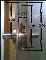 C5OHS-2110 Length 140 stainless steel 304 Marine aisle lock Fire door lock Channel lock Escape lock