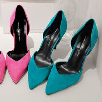 South Korea Handmade Custom Light Cooked Elegant Woman Taste Sexy Side Empty Frosted Cow Leather Pointed Heels High Heel Shoe