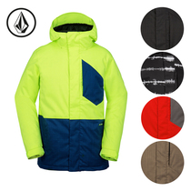 17 AMERICAN VOLCOM MALE MODELS RETROSPEC INS VENEER SKI Warm Waterproof Windproof Ski Suit