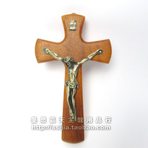 Rubber wood rounded alloy bitter image (hanging 15cm)