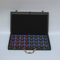 Classical solid wood chess big leaf rosewood carving black rosewood mahogany chess comes with a checkerboard with leather box gift box