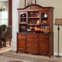 American solid wood sideboard antique sideboard tea cabinet living room American do old carved storage sideboard wine cabinet