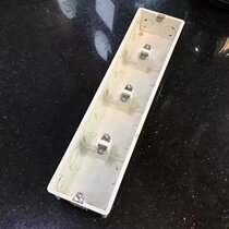 86 type switch socket cassette Dark and bright iron metal 2 three four self-snap into the wall wire box electric bottom box single bottom