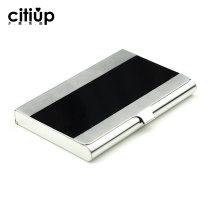 Mens business business card holder Womens fashion large capacity creative business card box lettering exhibition gift custom logo