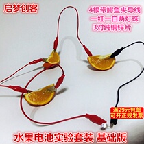 Fruit Battery Potato Cola Experimental Material Pure Copper Zinc Electrode Material Basic Edition