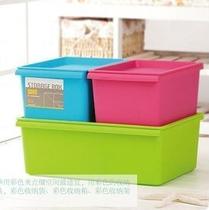  Special offer wholesale colorful plastic storage box color finishing box with lid storage basket makeup box makeup box