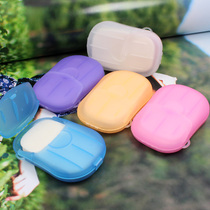 Travel Travel portable soap chips outdoor travel hand washing bath environmental protection soap Paper Box 5 boxes 100 pieces