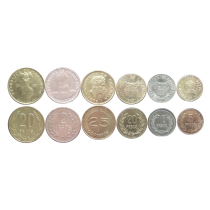 Foreign coins American coins Colombia 6 Coins