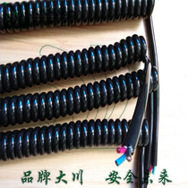 Telescopic Slingshot Wire Spiral Cable Spring Wire Elastic Extension Cord 4X0 2 Pure Copper Stretch 2 5 m