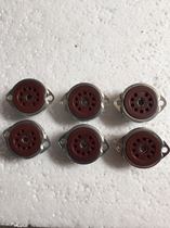 Brown nine-foot socket applicable 6P14 6N1 6N11 ECC83