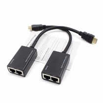 1080p HDMI Over RJ45 CAT5e CAT6 UTP LAN Ethernet Balun Exten