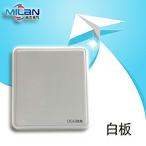 DGG Den High Electrician D1 Series 86 Type Wall Switch 86 Type Blank Panel Dark Case Cover Plate Yalwhite